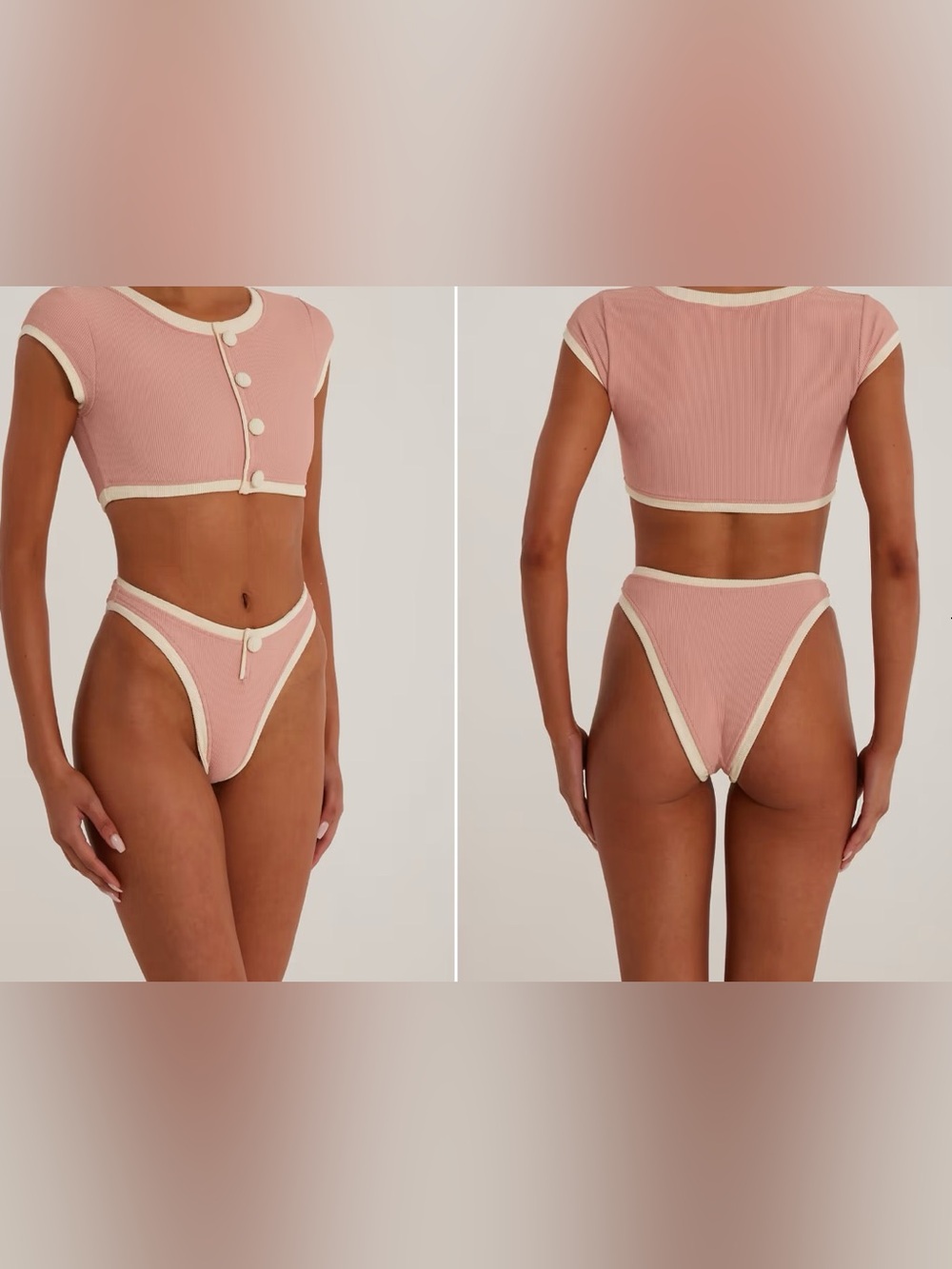 SAME swim blush bottom S